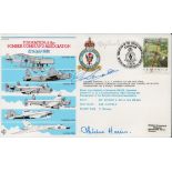 Air Vice Marshal Don Bennett Signed Formation of the Bomber command Association Flown FDC. 57 of