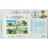 Bill Randle Signed The closure of RAF Hendon 1 April 1987 flown FDC. Flown in a Gazelle XW855. No