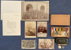 WW1 and WW2 Private C Finch (8591) of 2nd South Lancashire Regiment Collection. Imperial Service