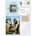 Marshal of the RAF Sir William Dickson Signed on his own First Day cover. British Stamp with 11