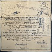 Sir Hugh Pughe Lloyd Signed Certificate from 14th September 1942. Certificate No 352All autographs