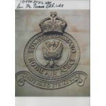 WW2 Len McNamara DFC Hand signed Bomber Command 7x5 colour photo. McNamara was from New Zealand, was