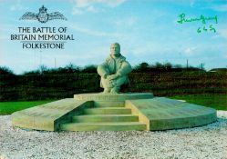 Trevor Gray (645th Sqn) Signed The Battle of Britain Memorial 6x4 Colour PostcardAll autographs come