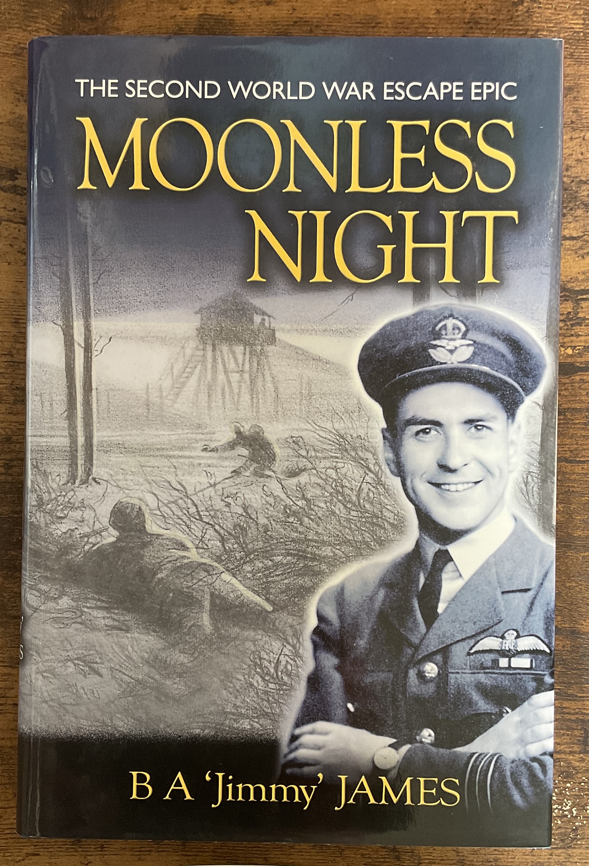 B.A. 'Jimmy' James Hardback Book Titled Moonless Night. Published in 2001 by Leo Cooper. 224