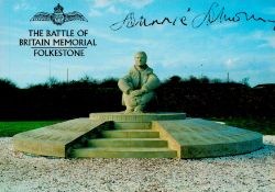 Johnnie Johnson (617 Sqn) Signed The Battle of Britain Memorial 6x4 Colour PostcardAll autographs
