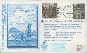 WW2 Flt Lt Maurice Garton DFC of 103rd Squadron Bomber Command Signed 40th Anniversary of