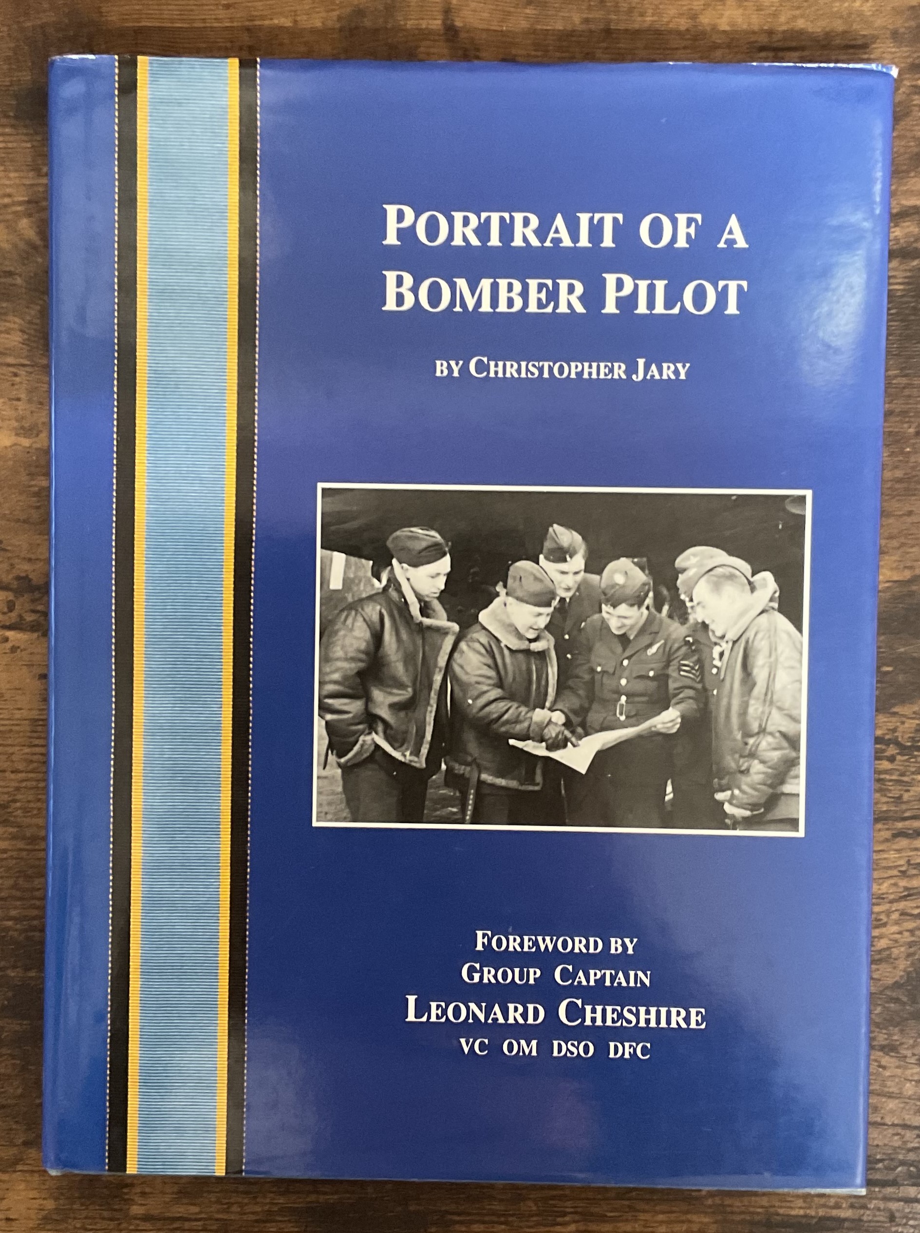 Christopher Jary 1st Edition Hardback Book titled Portrait Of A Bomber Pilot. Published in 1990. 144