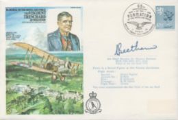 WW2 RAF ACM Sir Michael Beetham Signed The Viscount Trenchard FDC. 964 of 1480. British Stamp With 1