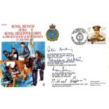 4 Signed Royal Review of the Royal Observer Corps and Presentation of New Banner 25th July 1991 FDC.