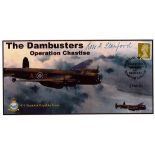 WW2 Ross M Stanford (RAAF) Signed The Dambusters- Operation Chastise FDC. 3 of 9. British stamp with