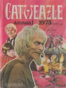 Geoffrey Bayldon (1924-2019) Actor Signed 1973 Catweazle Annual. Good condition. All autographs come