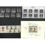 Stamp collection includes The Diamond Jubilees stamp presentation, 2, The Crown Jewels stamp. Good