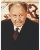 Bond Star, Geoffrey Keen signed 10x8 colour photograph pictured during his role as Minister of. Good