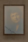 Edith Boiling Wilson, 1st Lady and Wife of US President Woodrow Wilson Signed Vintage 23 x 16 inch