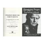 Dave Prowse signed Straight From The Forces Mouth hardback book signature on the inside title