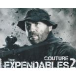 Randy Couture signed Expendables 2 10x8 colour promo photo. Good condition. All autographs come with