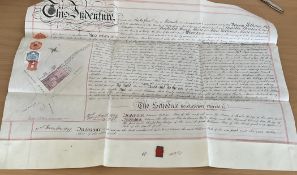 Vintage Official House Deeds Document dated 31st December 1897. Good condition. All autographs