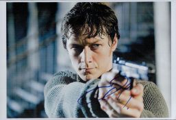 James McAvoy signed 12x8 colour photo. Good condition. All autographs come with a Certificate of