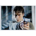 James McAvoy signed 12x8 colour photo. Good condition. All autographs come with a Certificate of