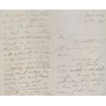 Lieutenant-General Arthur Richard Wellesley, 2nd Duke of Wellington Signed ALS Dated 30/8/1856.