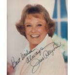 June Allyson signed 10x8 colour photo. Good condition. All autographs come with a Certificate of