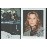 James Bond Collection of 3 Signed 10x8 inch Photos inc Malcolm Sinclair (Plays Villain Dryden),