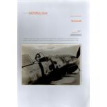 Hans Dieterle signed 7x5 vintage black and white photo. On 30 March 1939 Hans Dieterle flying the