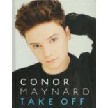 Conor Maynard Signed in his own book Titled Take Off. 1st Edition Hardback Book. Signed on inside