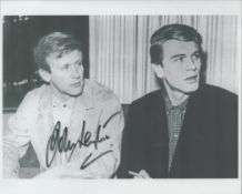 Actor John Leyton Signed 10x8 inch Black and White Photo. Genuine Autograph. Signed in black ink..