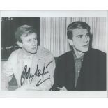 Actor John Leyton Signed 10x8 inch Black and White Photo. Genuine Autograph. Signed in black ink..