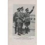 WW2 Nazi Politician Hermann Goring Signed 9x6 inch Black and White Page showing Goring alongside