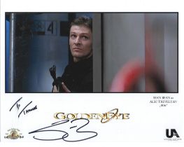 Bond Actor, Sean Bean signed 10x8 colour promo photograph pictured during his role as Alec
