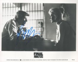 Kim Basinger signed 10x8 Final Analysis black and white promo photo. Kimila Ann Basinger born