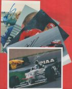 Formula 1 Collection of 5 Mika Salo Signed 8x6 inch Colour Formula 1 Photos. Great Dealers Lot. Good