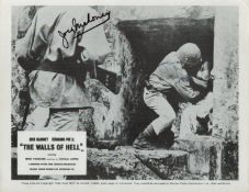 Jock Maloney (1919-2008) Actor Signed Vintage 'The Walls Of Hell' 8x10 Lobby Photo. Good