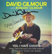 David Gilmour and Polly Samson signed CD sleeve for- Yes, I have Ghosts, complete with disc. Both