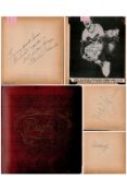 Entertainment and Sport vintage multi signed autograph book includes some legendary names such as