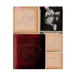 Entertainment and Sport vintage multi signed autograph book includes some legendary names such as