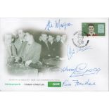 Football, Busby Babes Multi-signed commemorative cover signed by Bill Foulkes, Harry Gregg, Kenny