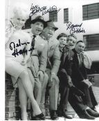 Crooks in Cloisters multisigned 10x8 black and white photograph. Signed by Barbara Windsor,