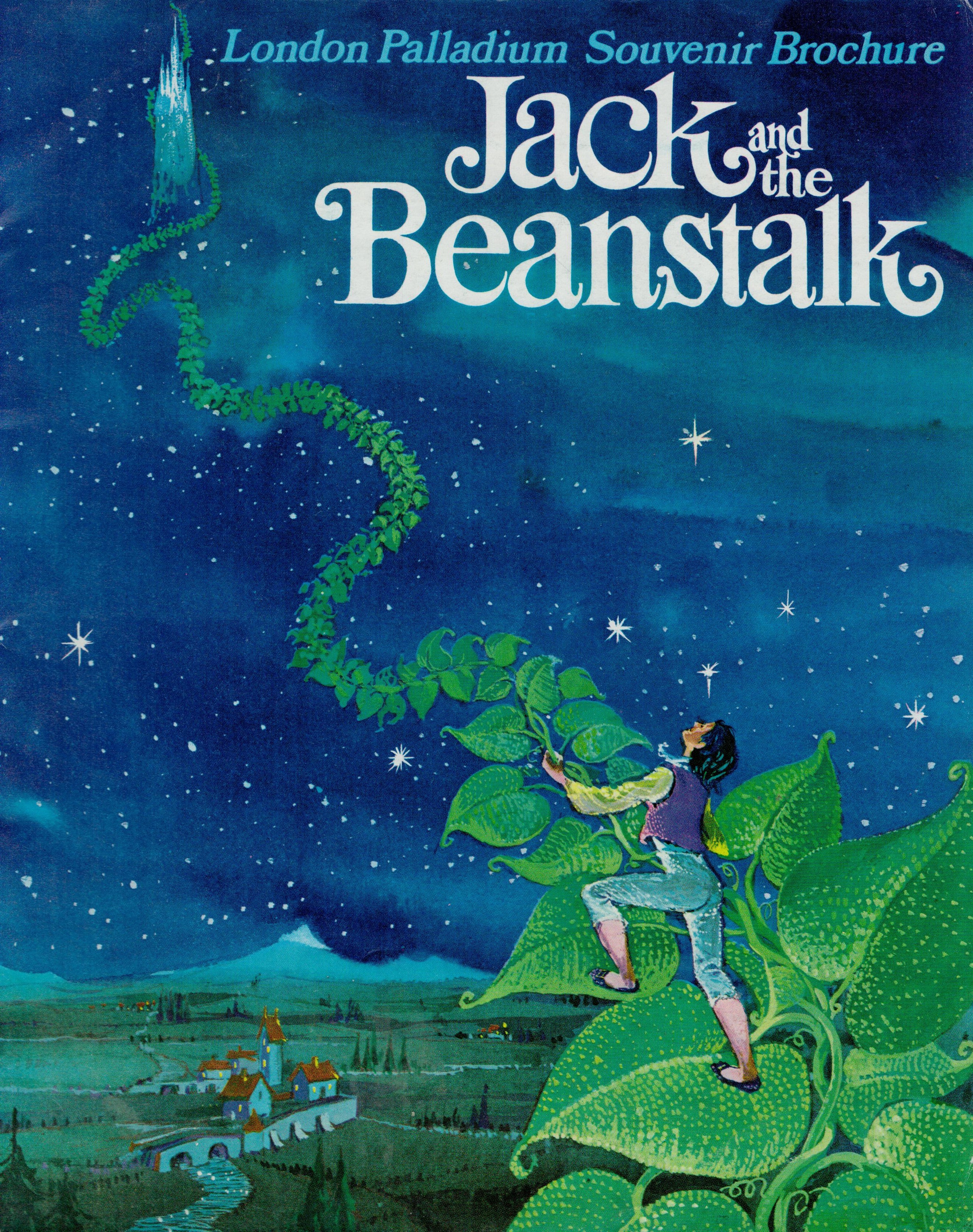 Jack And The Beanstalk London Palladium Souvenir Brochure Signed Inside By Jimmy Tarbuck, Ivor