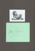 Jean Simmons 12x8 overall mounted signature piece includes signed album page and black and white