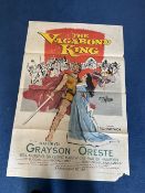 Original The Vagabond King 1956 Colour Movie Poster Starring Kathryn Grayson. NSS number 56 423.