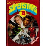 Barry Sheene signed Superstars 79 vintage hardback annual signature on bio page inside. Good