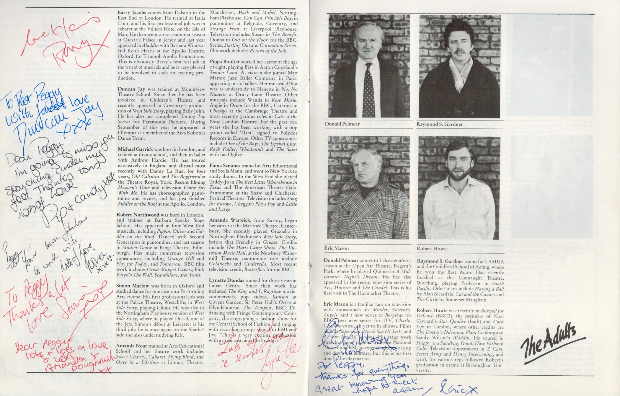 23 Signed The West Side Story programme. Signed by Sam Williams, Lee Robinson, Gary W, Ian Embleton, - Image 3 of 3