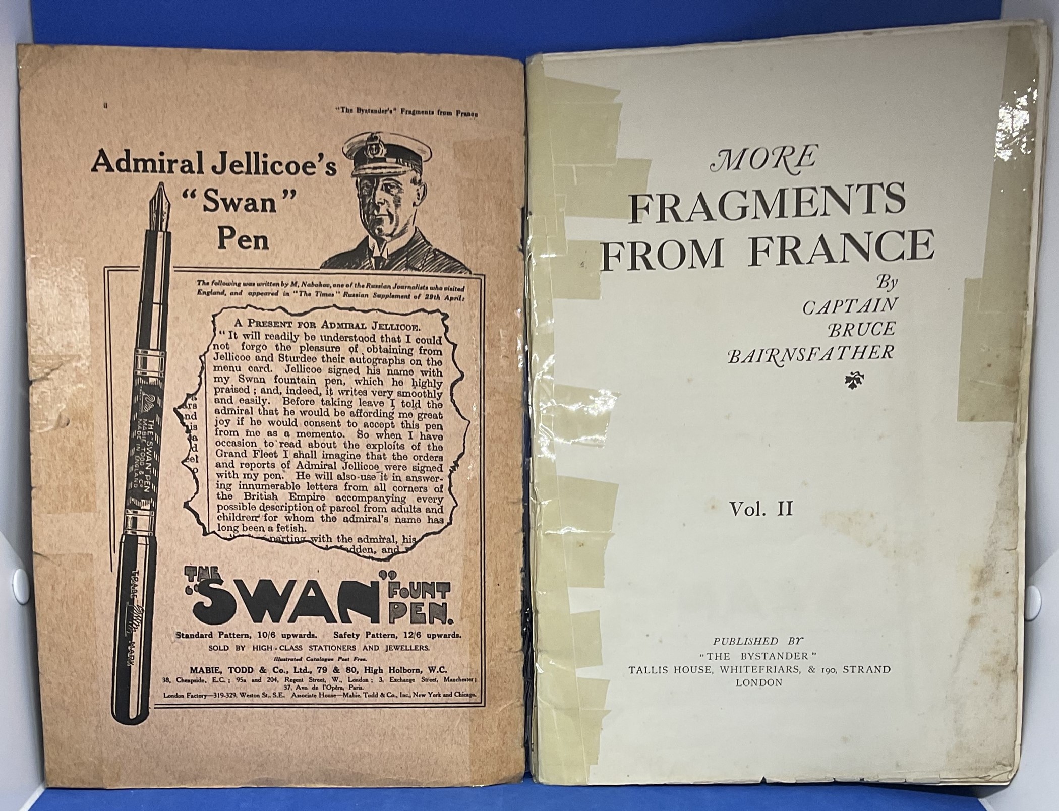 More Fragments From France Vol II by Bruce Bairnsfather. Paperback Book. Showing Signs of Age. - Image 2 of 2