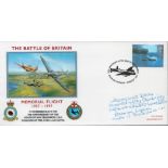 Rosemary Lapham and Margaret Dove Signed Battle of Britain Memorial Flight FDC. British Stamp with