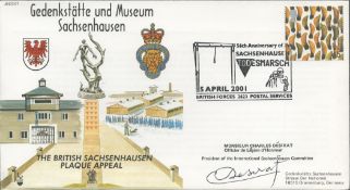 Monsieur Charles Desirat and one other Signed Gedenkstatte Und Museum Sachsenhausen FDC. British
