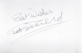 Peter McParland white card (measuring 6"x4") nicely signed in black biro by Aston Villa and Northern