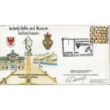 Monsieur Charles Desirat Signed Gedenkstatte und Museum Sachsenhausen FDC. British stamp with 5